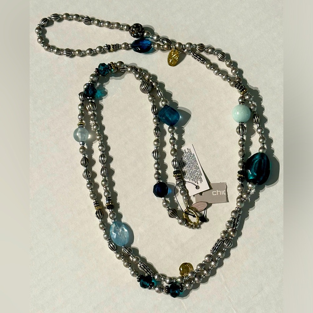 Chico’s Set of Three Brooches & One Necklace - Picture 6 of 7